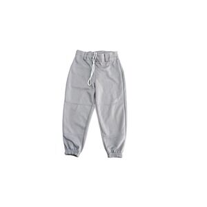 Easton Youth Medium Baseball Pants Gray Elastic Cuff Pull On Boys 10-11 Years